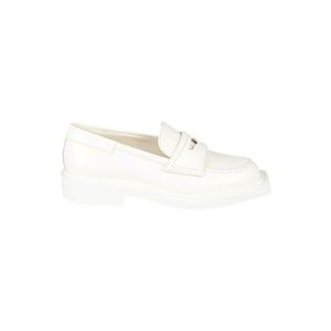3Juin Smooth Calf Leather Moccasin In Ivory Color - NWT